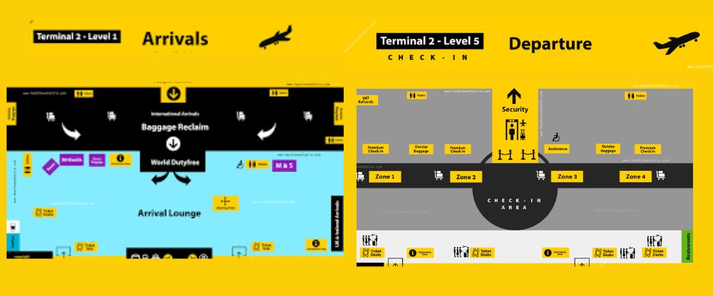 Heathrow Airport Terminal Map