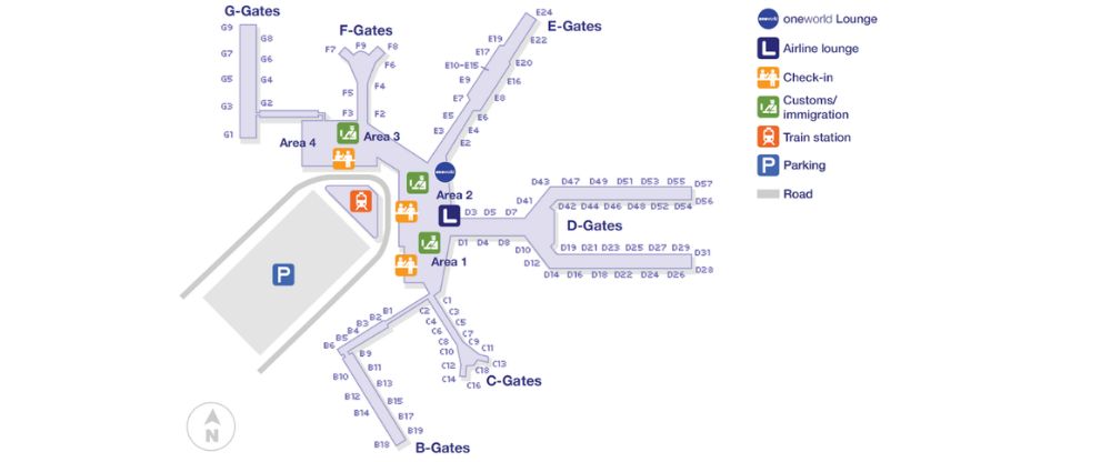 Amsterdam Airport Schiphol Terminal Map