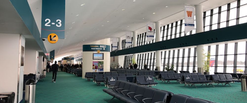 What Terminal is Delta at Bishop International Airport?