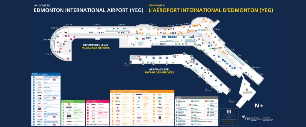 Edmonton International Airport Terminal Map