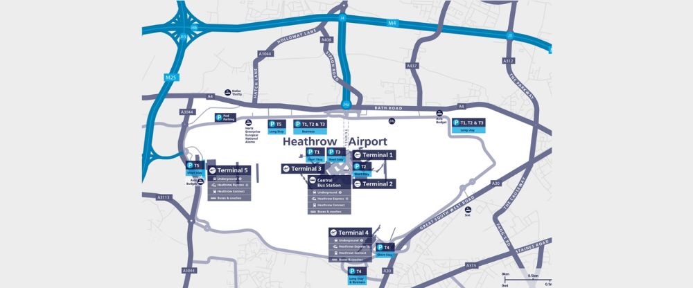 Heathrow Airport Terminal Map