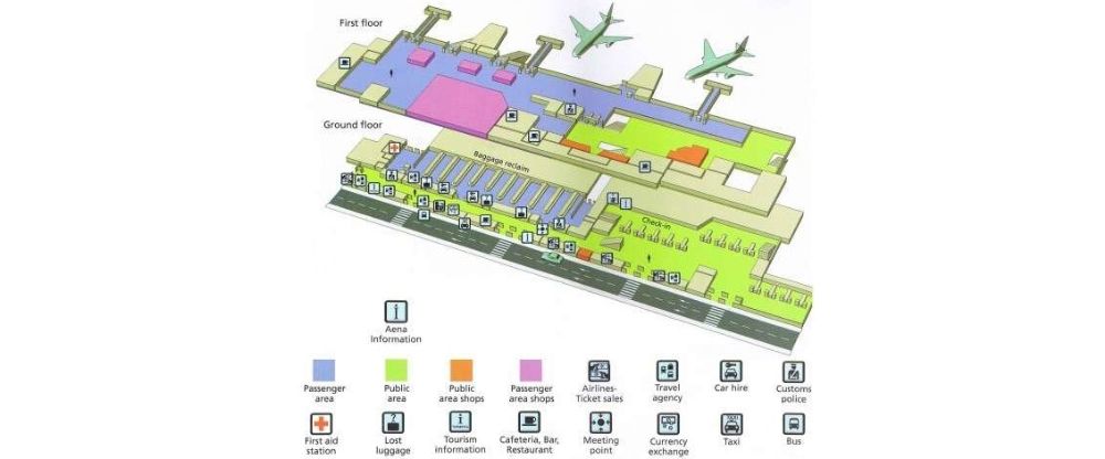 Ibiza Airport Terminal Map