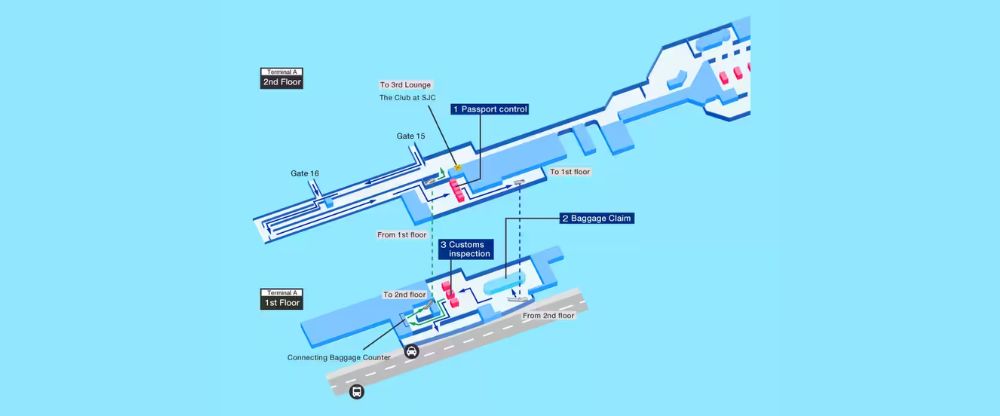 Juan Santamaría International Airport Terminal Map