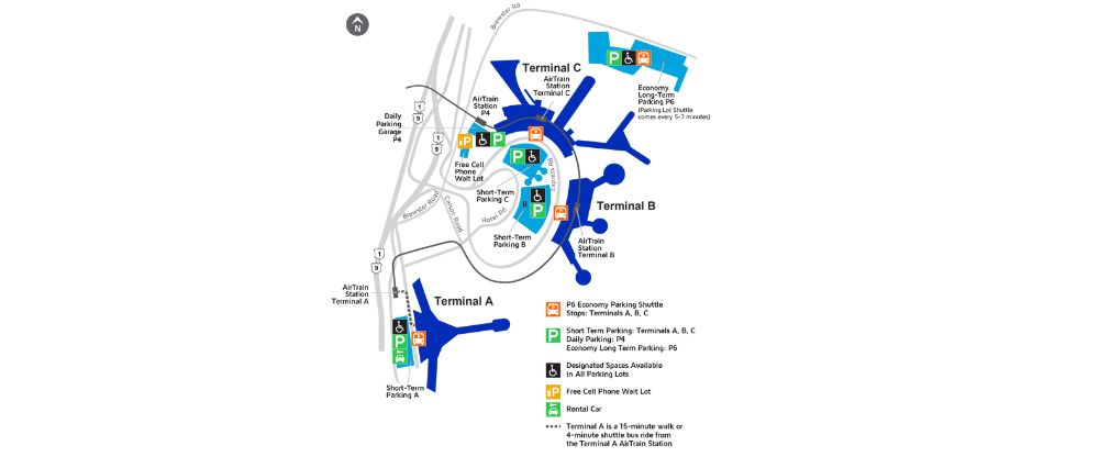 Newark Liberty International Airport Terminal Map