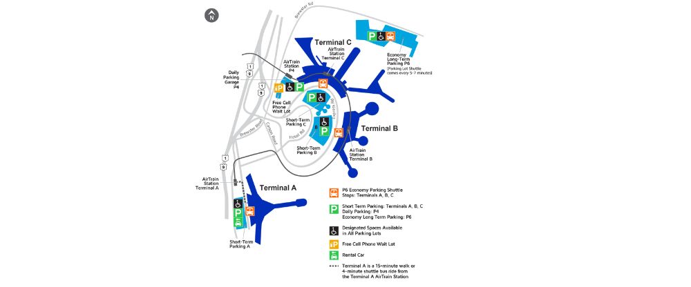 Newark Liberty International Airport Terminal Map