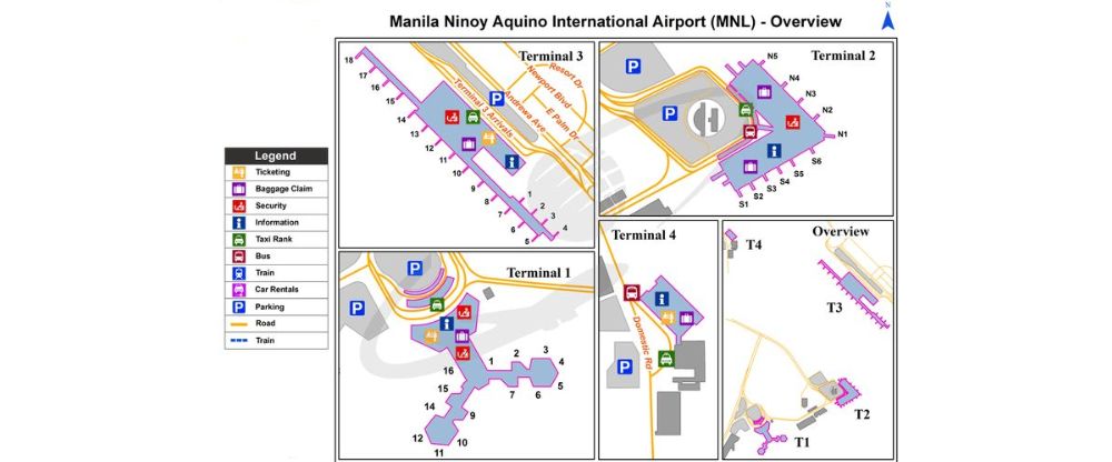 Ninoy Aquino International Airport Terminal Map